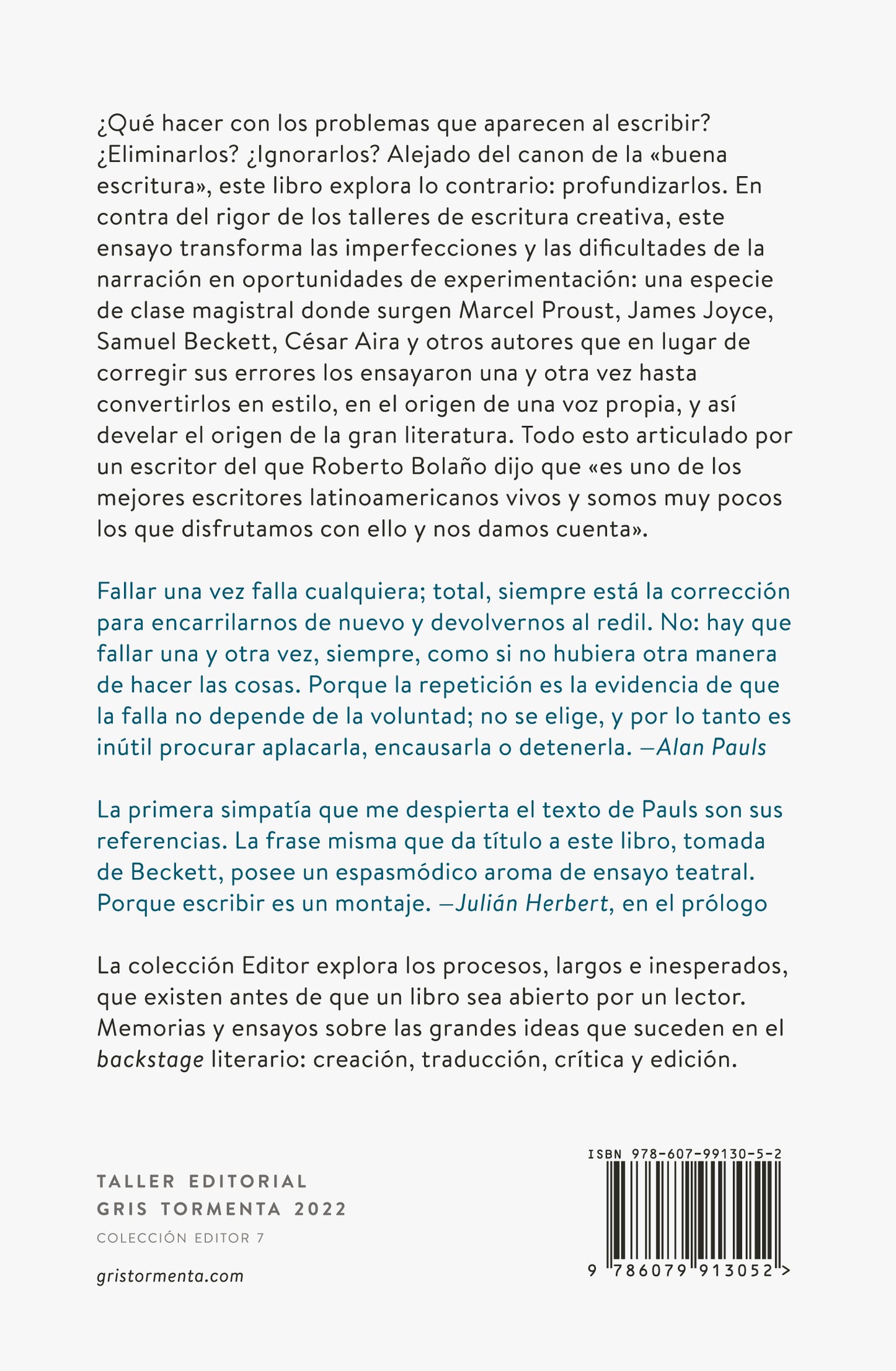 Fallar otra vez | Alan Pauls