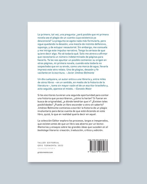 Un texto en camino | Javier Jiménez Belmonte