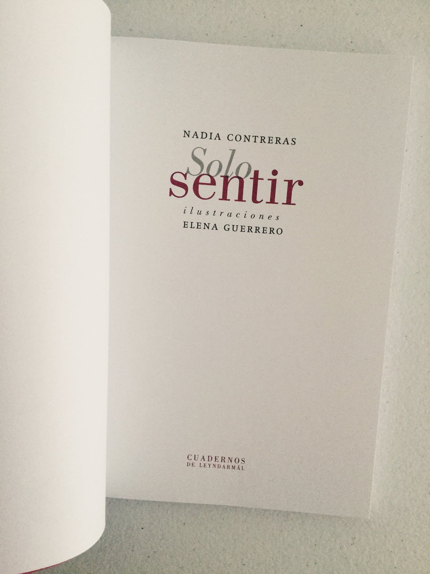 Solo sentir
