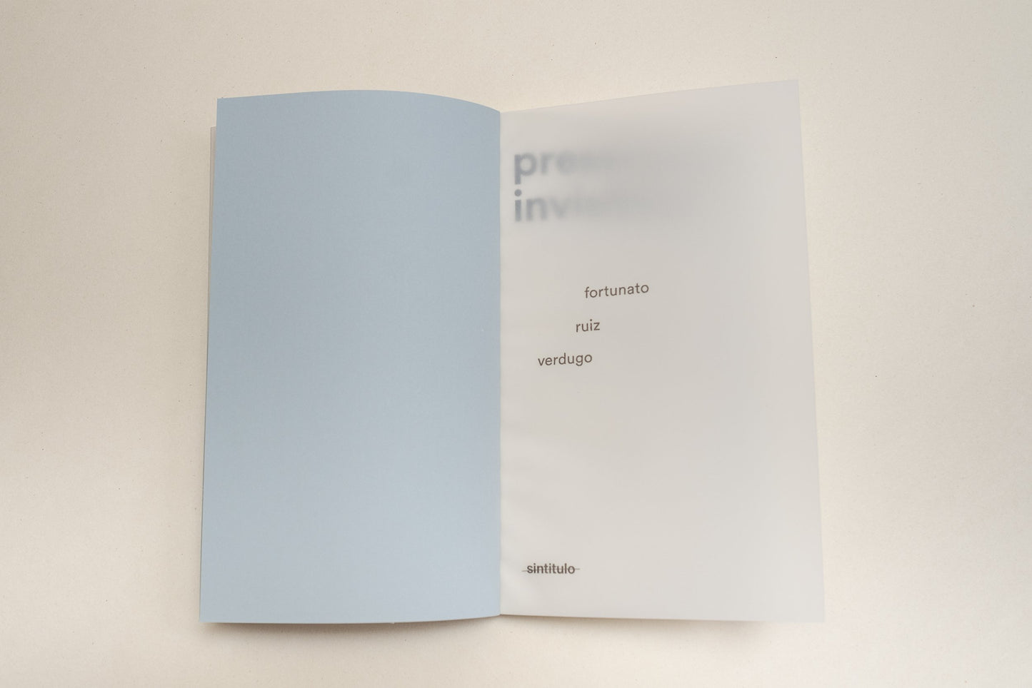 Presencias invisibles | Fortunato Ruiz Verdugo