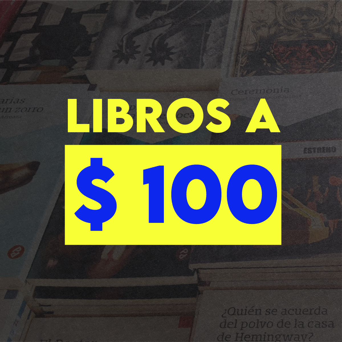 Libros hasta $ 100