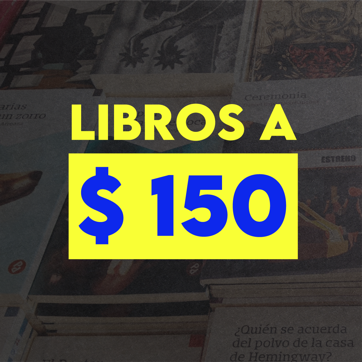Libros hasta $ 150
