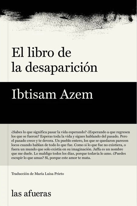 El libro de la desaparición | Ibtisam Azem