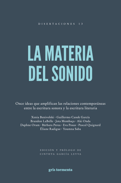 La materia del sonido | Antología