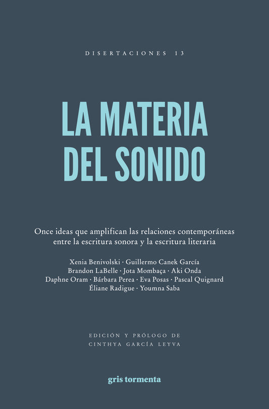 La materia del sonido | Antología