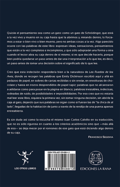 Las ruedas de las aves | Emily Dickinson