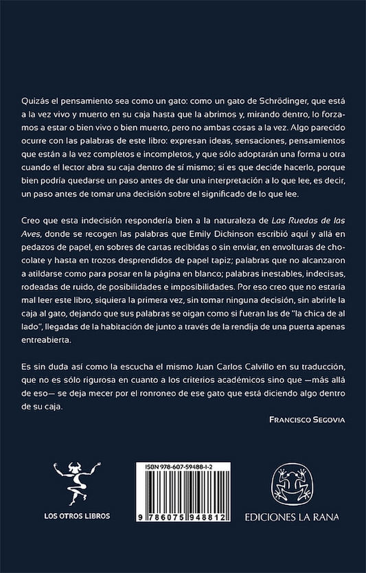Las ruedas de las aves | Emily Dickinson