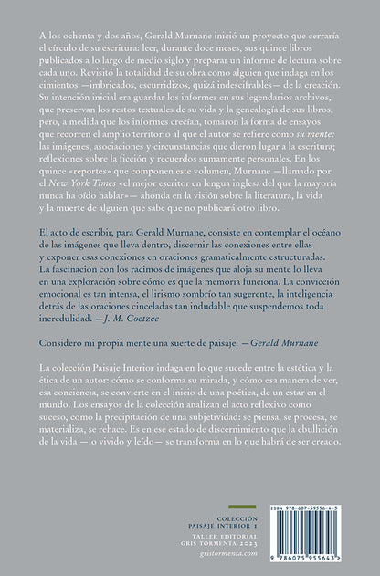 Última carta a un lector | Gerald Murnane