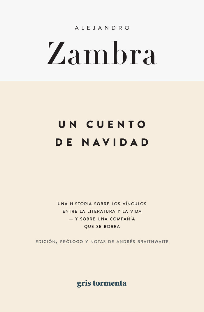 Un cuento de Navidad | Alejandro Zambra
