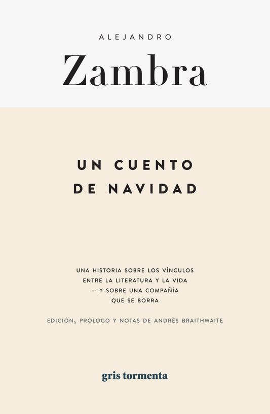 Un cuento de Navidad | Alejandro Zambra
