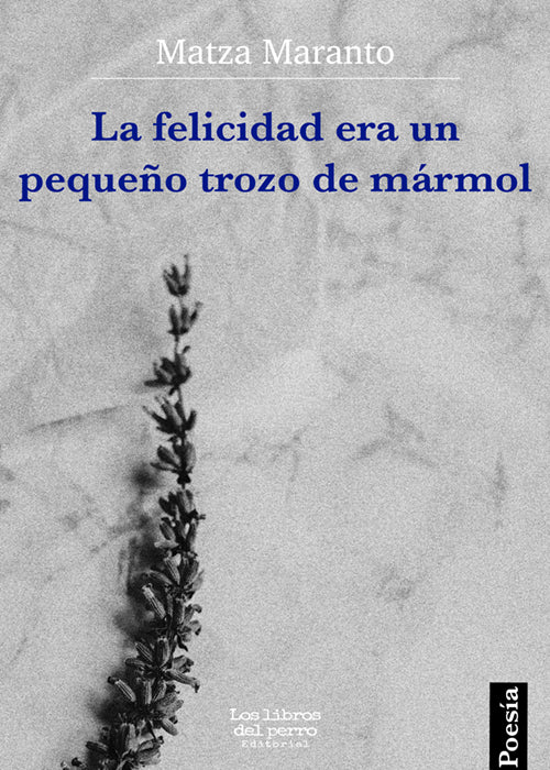 La felicidad era un pequeño trozo de mármol | Matza Maranto