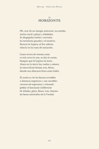 Mensaje | Fernando Pessoa