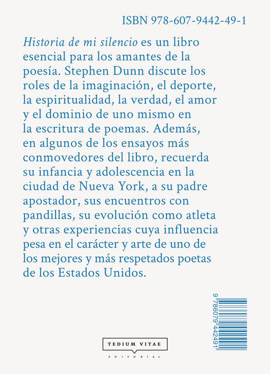 Historia de mi silencio | Stephen Dunn