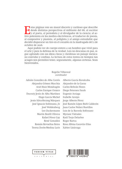 Luis Gonzalez de Alba: un hombre libre | Antologia