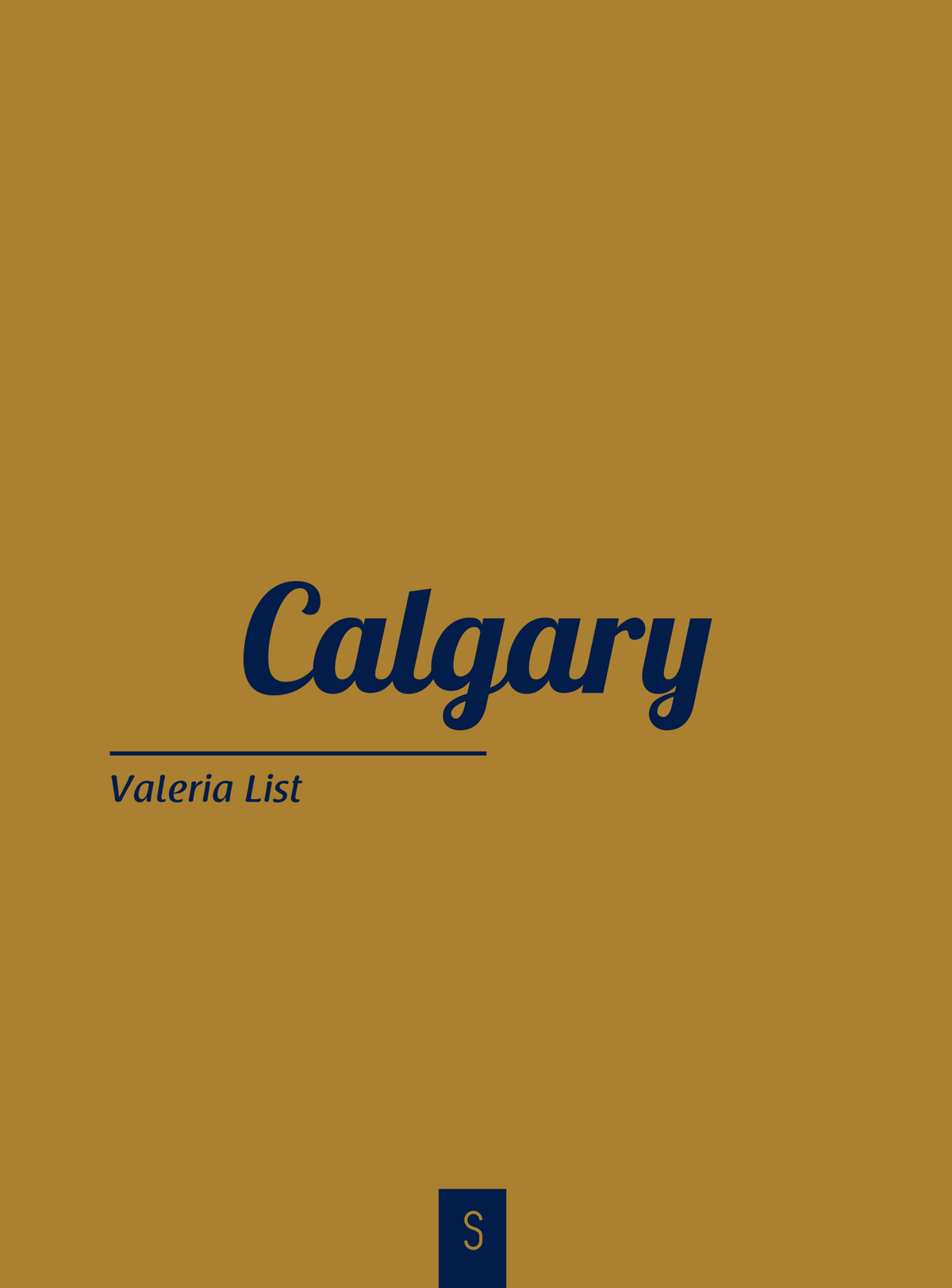 Calgary | Valeria List