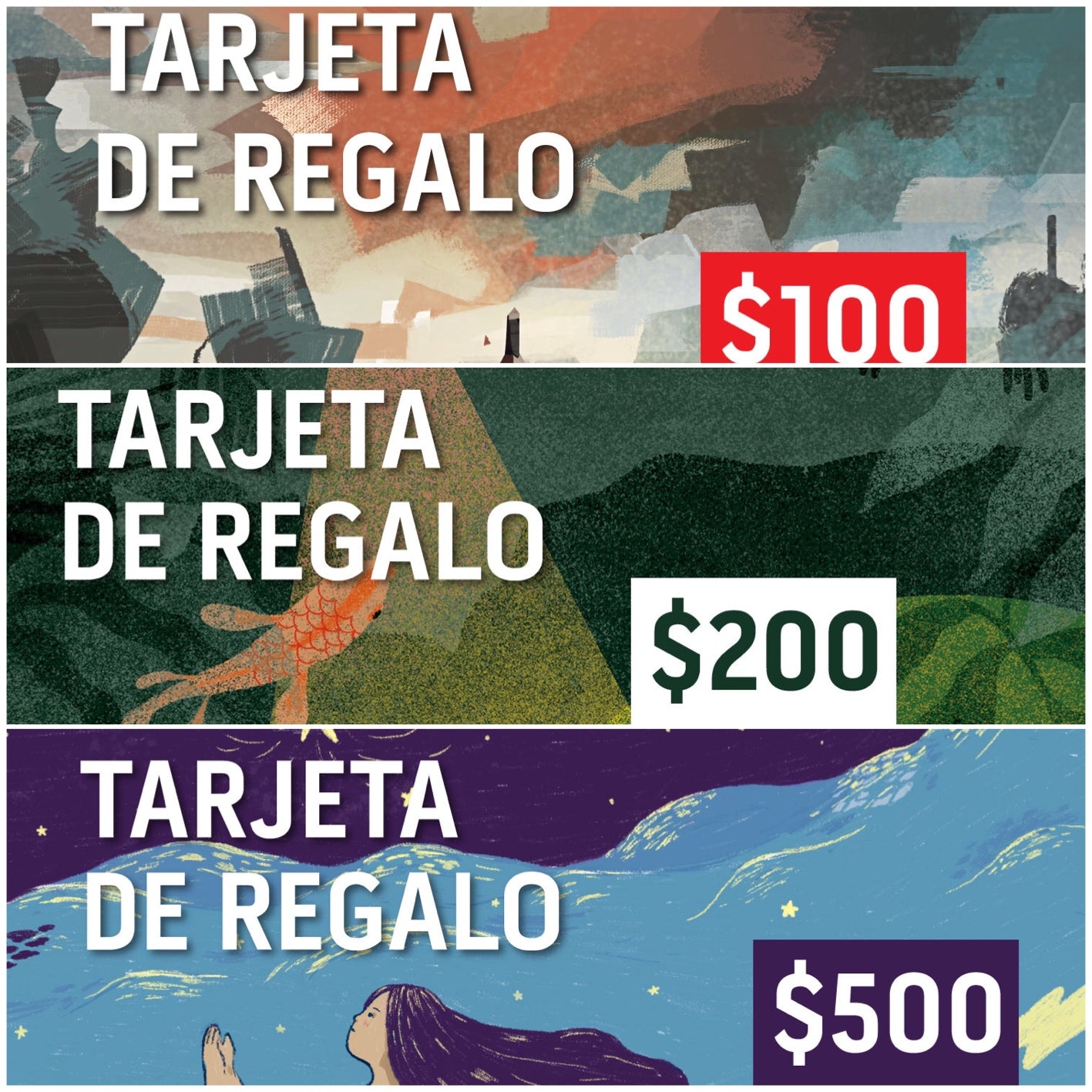 Tarjetas de regalo